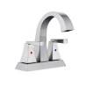 Bathroom Sink Faucet Stainless Steel Centerset Basin Tap Square Appearance