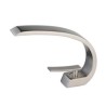 Single Handle Arc Mixer Tap in Contemporary Nickel Brushed