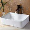 Classical Bamboo Sink Tap Deck Mount Basin Faucet