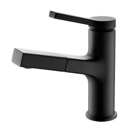 Chrome/Black/Brushed Gold/Gun Grey Colors Available for Brass Pull-Out Basin Faucet Modern Countertop Tap