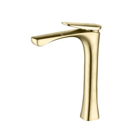 Optional Brushed Gold/Chrome Single Lever Basin Mixer Tap Bathroom Sink Faucet