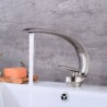 Chrome/Black/Nickel Brushed Vessel Faucet Bathroom Sink Faucet Creative Curved Basin Tap