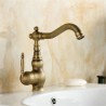 Single Hole Single Handle Antique Brushed Finish Brass Sink Faucet