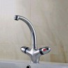 Modern Chrome Sink Tap with Thermostatic Basin Faucet
