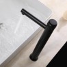Bathroom Countertop Mixer Tap Brass Basin Faucet Creative Push Button Switch Design (Tall)