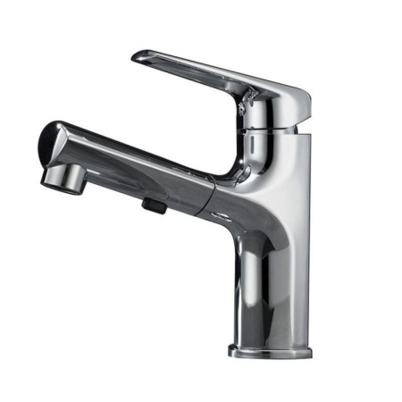 Cold & Hot Basin Faucet Pull Out Bathroom Basin Sink Faucet Mixer Tap