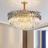 Nordic Style Glass Chandelier Bedroom Living Room Round Glass Pendant Light
