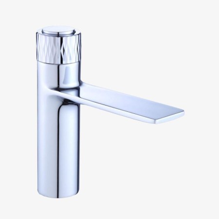 Durable Brass Push Type Faucet Modern Bathroom Basin Faucet