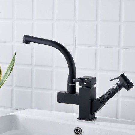 Special Bathroom Sink Tap Elegant Black Basin Faucet