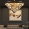 Luxury Conical Chandelier Bedroom Living Room Modern Simple Glass Pendant Lamp
