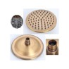 Bathroom Shower Mixer Shower Head + Hand Shower Faucet Set in Antique Brass