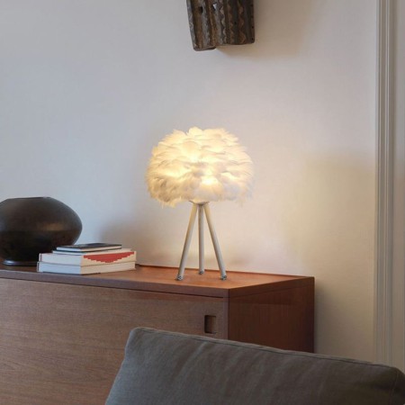 Feather Table Lamp Desk Decorative Lighting