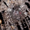 Bedroom Living Room European Crystal Chandelier Transparent Pendant Light