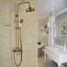Bathroom Shower Faucet with Antique Brushed Finish in Bronze