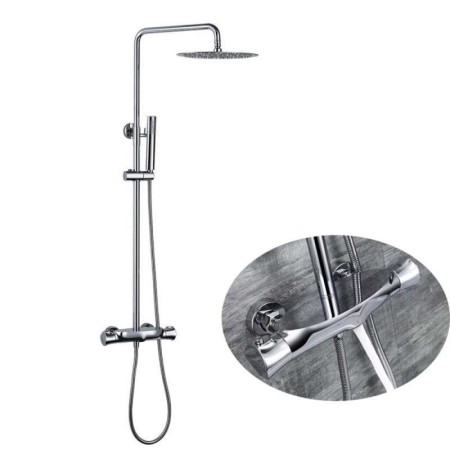 Rainfall Shower Set Thermostatic Shower Faucet System Chrome/ORB/Black Colors Available