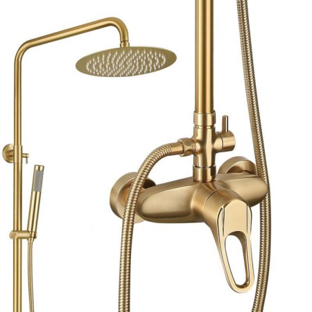Brass Brushed Classic Shower Set Shower Faucet System