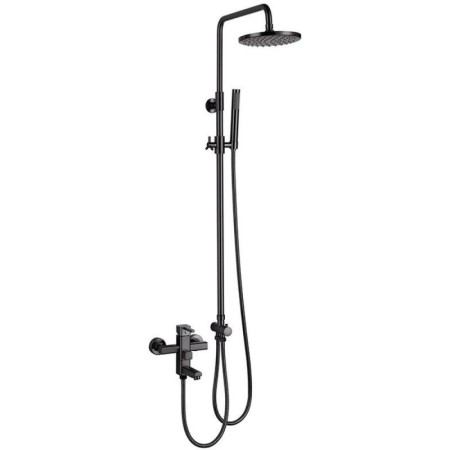 Split Bathroom Shower System Swivel Spout Brass Shower Faucet Set
