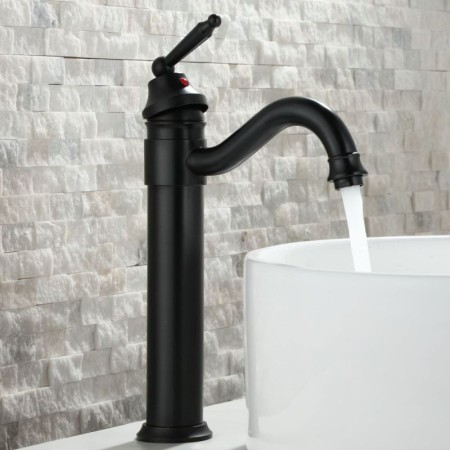 Matte Black Bathroom Sink Faucet with Single Basin Mixer Tap