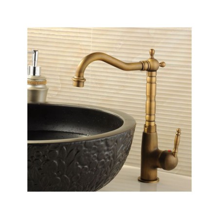 Bathroom Sink Faucet in Classic Antique Brass