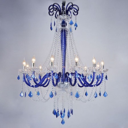 Elegant Pendant Light Bedroom Living Room European Crystal Chandelier