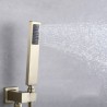 Bathtub Faucet Wall Mounted Brushed Gold Tap Swivel Spout