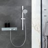 LED Bathtub Faucet With Handheld Sprayer Self-Powered