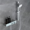 LED Bathtub Faucet With Handheld Sprayer Self-Powered