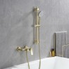 Bathroom Tub Fillers Bathtub Faucet with Handheld Shower Wall Mounted Bathtub Spout