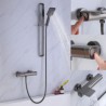Modern Wall Mounted Bathtub Faucet Tub Spout With Handheld Shower