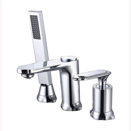 Pullable Hand Shower Brass Bathroom Basin Mixer Tap
