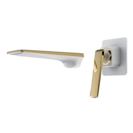 Waterfall Basin Tap with Brass Split Wall Mounted Faucet