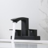 Gold/Nickel Brushed/Black/Chrome 2-Handle Widespread Bathroom Sink Faucet