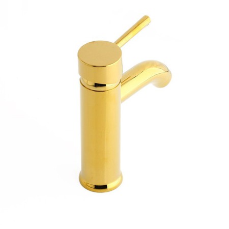 Modern Solid Brass Bathroom Sink Tap Elegant Gold Sink Faucet