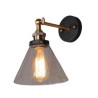 Creative Glass Funnel Single Head Wall Light by American Sconce Village