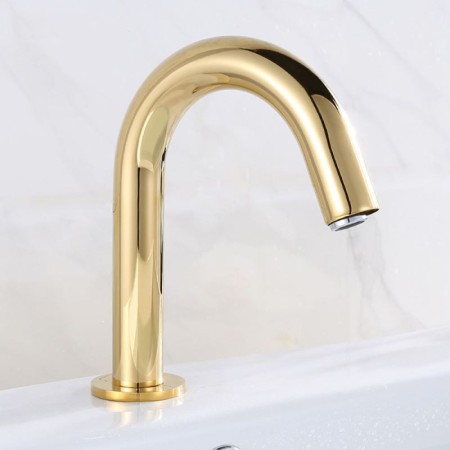 Stainless Steel Basin Faucet with Infrared Motion Sensor (Cold Water)