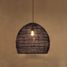 Rattan Hanging Light For Kitchen Farmhouse Hand-Woven Pendant Light