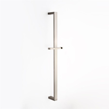 Adjustable Square Slide Shower Bar in Brushed Nickel Solid Brass Shower Slide Bar