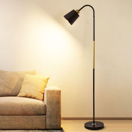 Rustic Farmhouse Reading Lamp For Living Room Industrial Floor Lamp