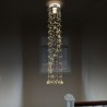Modern Crystal Flush Mount Ceiling Light Fixtures For Entryway Corridor Luxury Large Chandelier