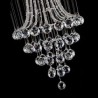For Duplex Stairs, Modern Crystal Chandelier Contemporary Elegant Ceiling Light Fixture