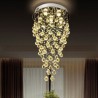 For Living Stairway Hallway, Modern Crystal Chandelier Lighting Flush Mount Ceiling Lamp