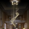 Elegant Raindrop Crystal Chandelier Ceiling Light for Living Room Hallway Stairway Foyer