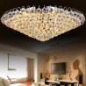 Bedroom Living Room European Style Crystal Flush Mount Round Shape Ceiling Light