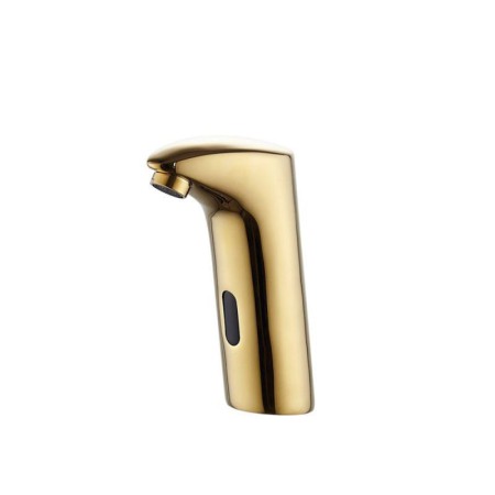 Infrared Motion Sensor Cold Tap Gold No Touch Bathroom Faucet