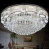 Dining Room Living Room Crystal Ceiling Light Contemporary Simple Round Flush Mount Light Fixture