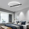 Nordic Led Ceiling Light Art Clock Design Ceiling Lamp For Living Room Bedroom