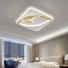 Nordic Minimalist Led Light Leaf Design For Living Room Bedroom Modern Ceiling Light