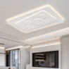 LED White Panel Light Fixture Rectangular Ceiling Light Fixture Modern Led Ceiling Lamp