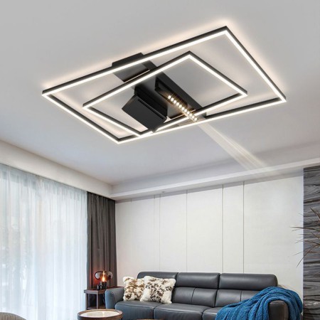 Modern Rectangular LED Ceiling Light For Living Bedroom Dining Room