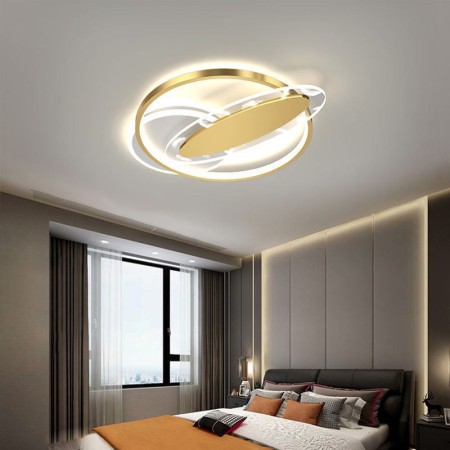 Acrylic Circular Ceiling Lamp For Bedroom Study Living Room Modern Ceiling Light